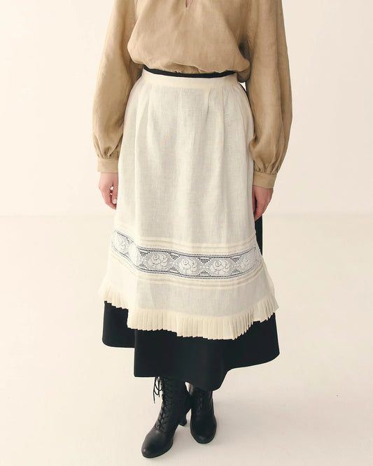 Народний фартух з мереживом