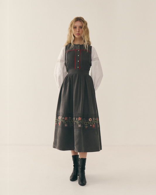 Сарафан шовковий "Чернігівський" вишитий