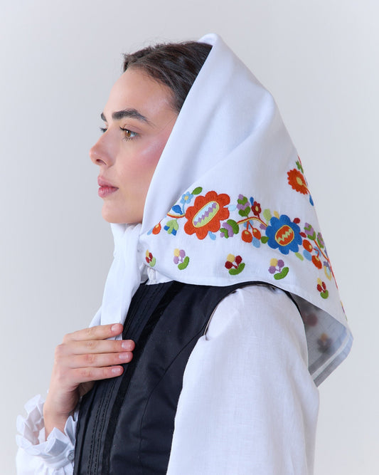 Вишита хустинка "Надсяння" - {МАЛЬВИ}