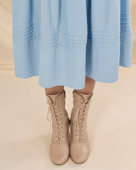 Спідниця блакитна в етно стилі "Легедзинка"