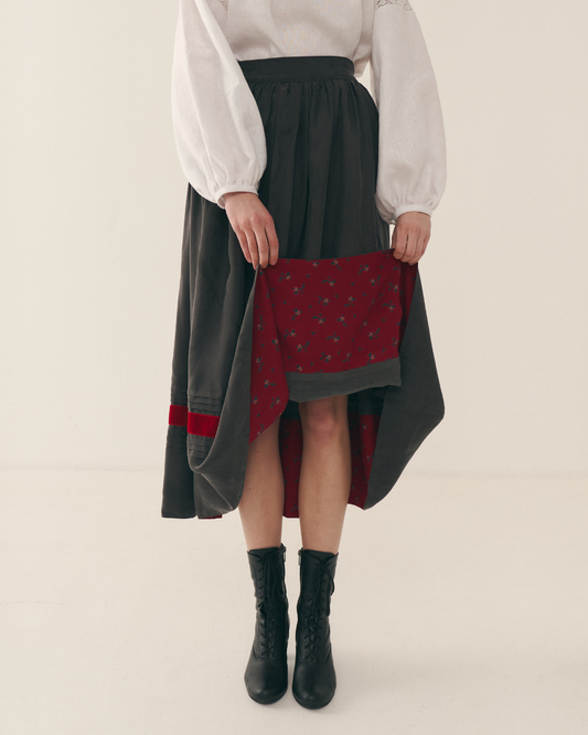 Спідниця шовкова "Сумська" сіра