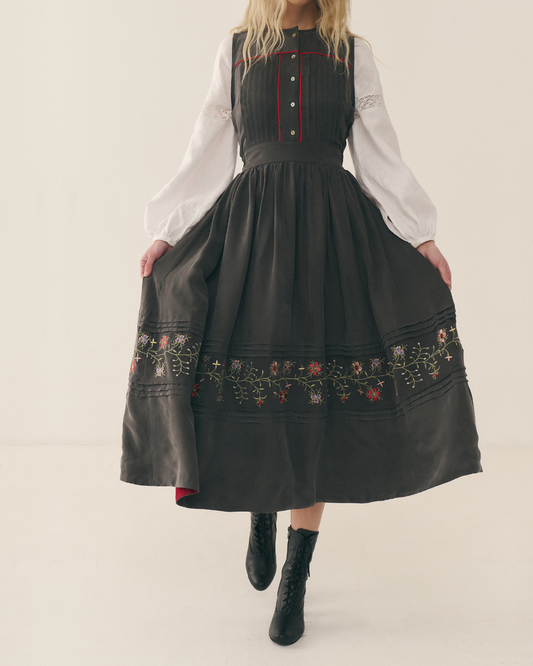 Сарафан шовковий "Чернігівський" вишитий