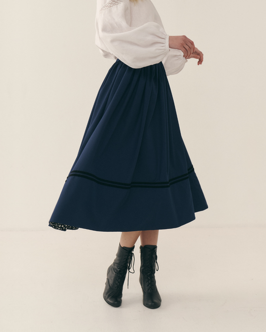 Українська спідниця до вишиванки Київська - {МАЛЬВИ}