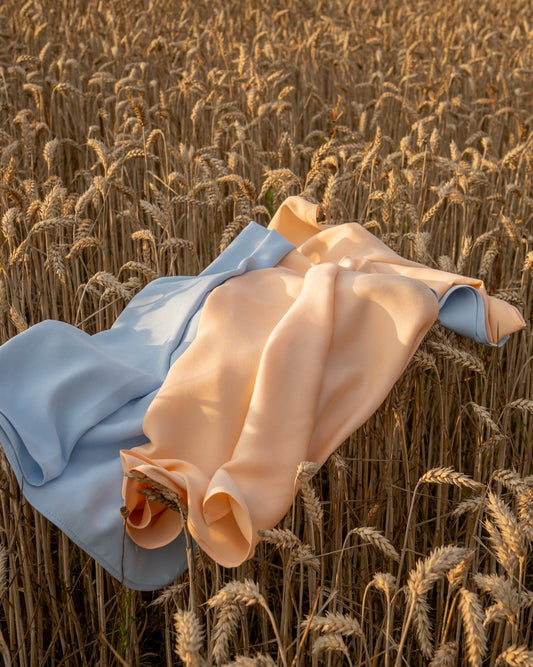 Хустка однотонна жовта