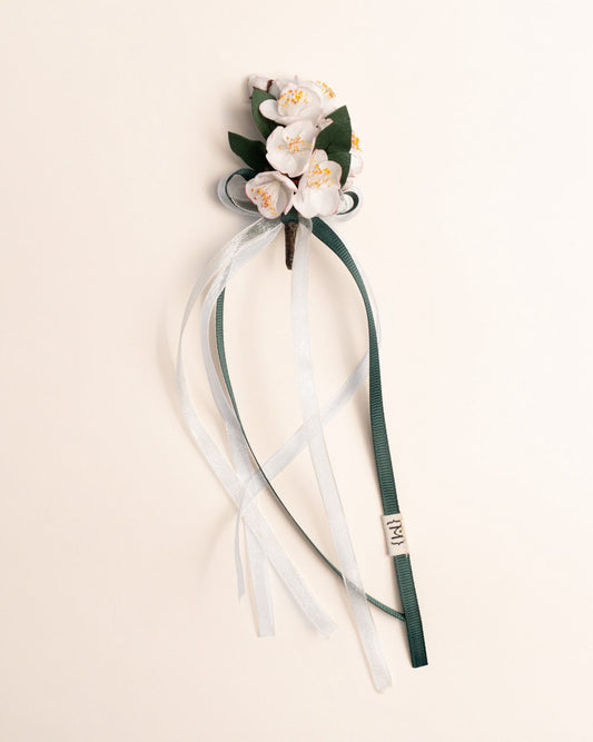 Бутоньєрка весільна - {МАЛЬВИ}