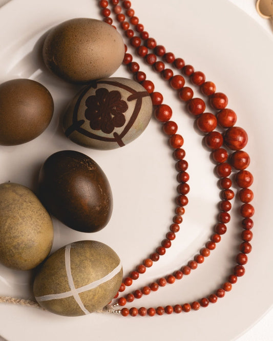 Намисто коралове - {МАЛЬВИ}