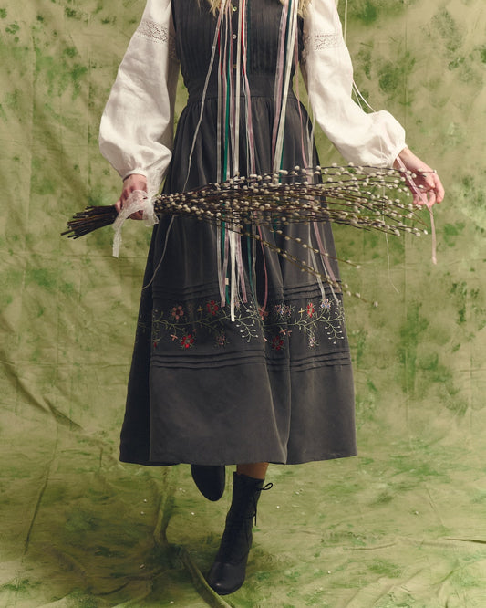 Сарафан шовковий "Чернігівський" вишитий