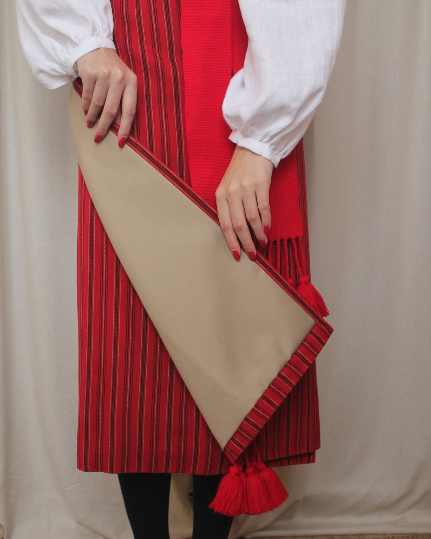 Плахта червона акрил