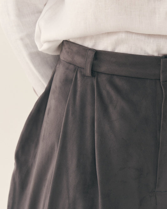 Замшеві штани галіфе