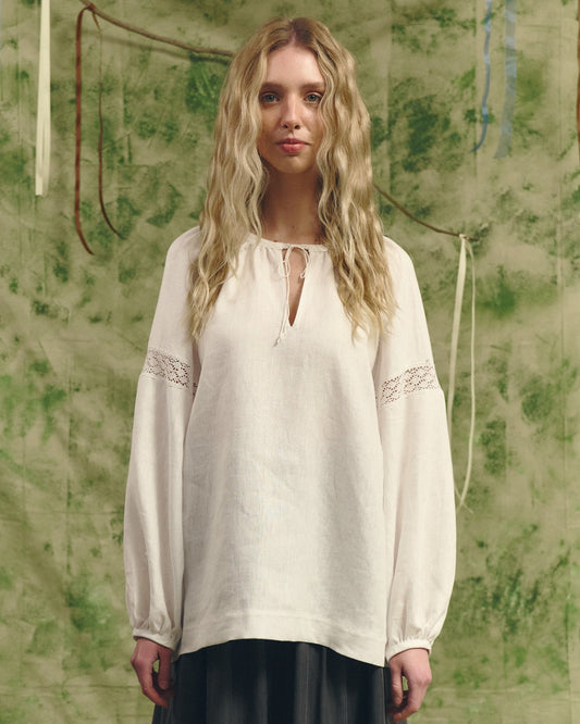 Сорочка "Замережана" з льону