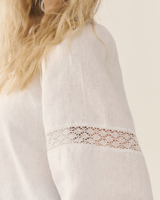 Сорочка "Замережана" з льону