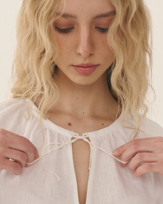 Сорочка "Замережана" з льону