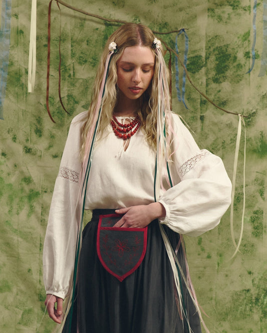 Сорочка "Замережана" з льону