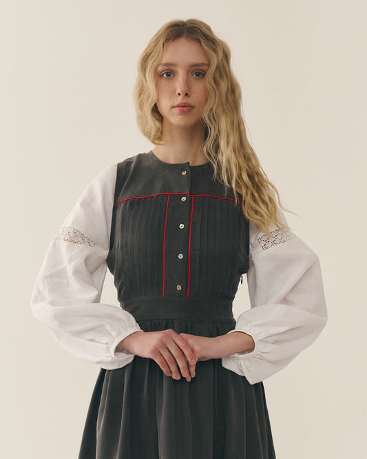 Сарафан шовковий "Чернігівський" вишитий