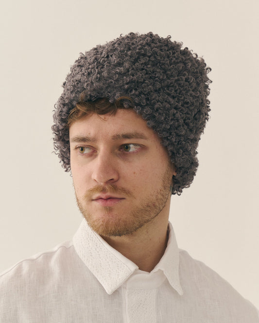 Шапка Кучма сірого кольору - {МАЛЬВИ}