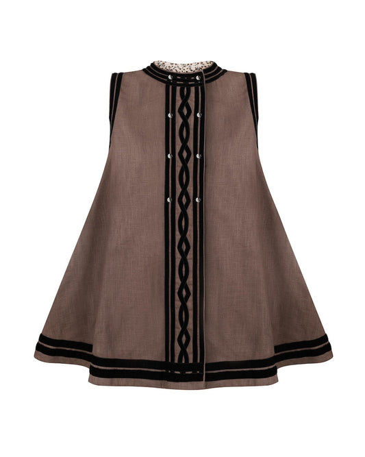 Коричнева керсетка "Гадяцька"