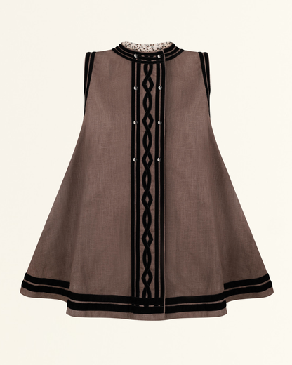 Коричнева керсетка "Гадяцька"