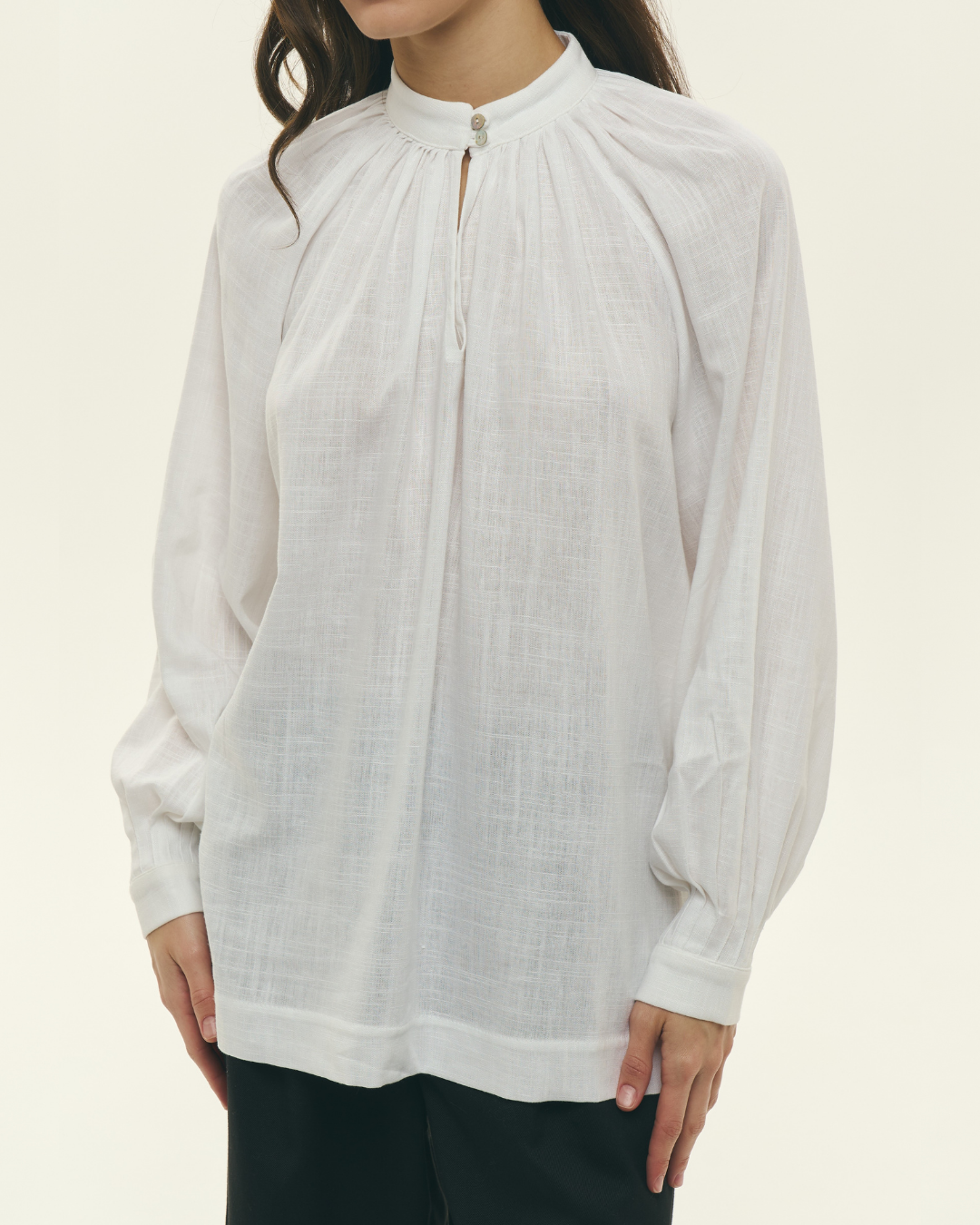 Сорочка з льону - {МАЛЬВИ}