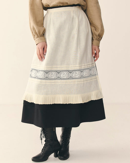 Фартух "Троянда" з мереживом