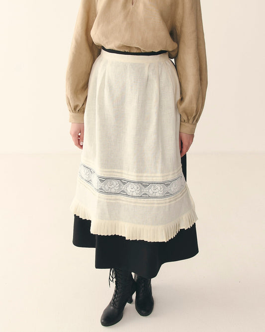 Народний фартух з мереживом 