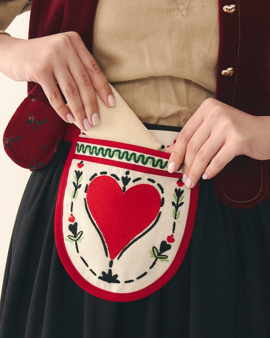 Ладунка вишита вовною "Серденько"
