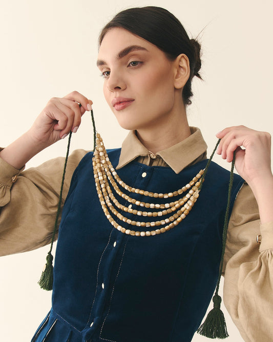 Намисто перламутрове "Баламути" на 5 низок