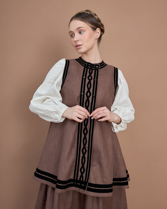 Комплект з хорольською спідницею - {МАЛЬВИ}