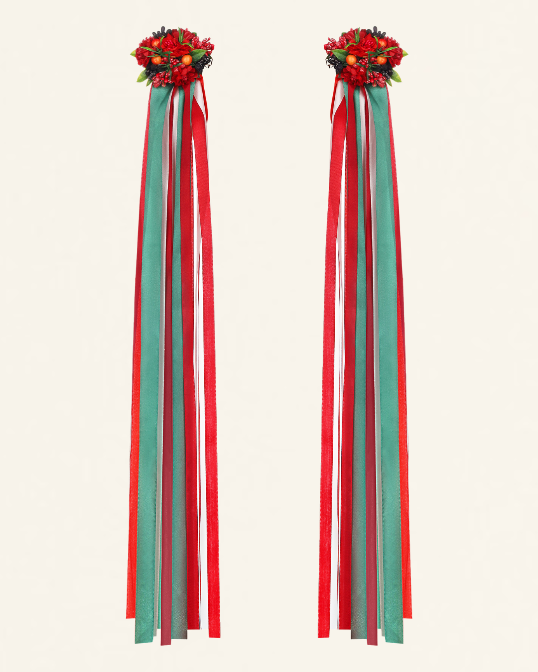 Етно прикраса на волосся зі стрічками "Дівча"