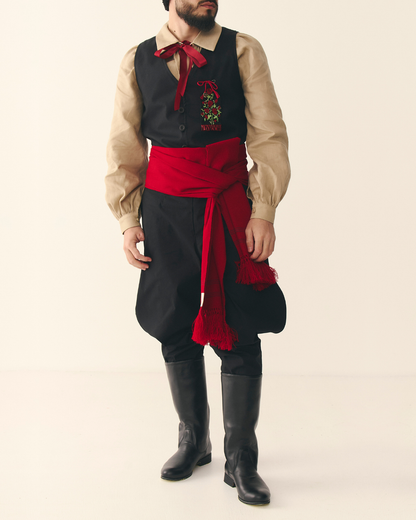 Пояс червоний "Каламайковий"