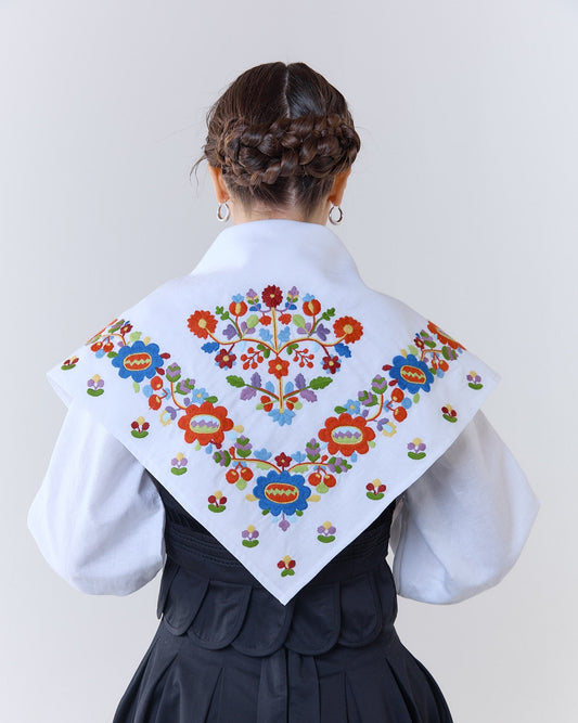 Вишита хустинка "Надсяння" - {МАЛЬВИ}