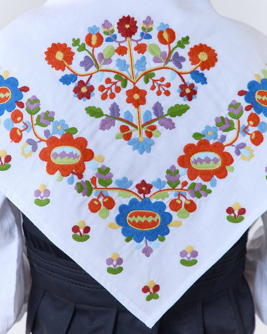 Вишита хустинка "Надсяння" - {МАЛЬВИ}