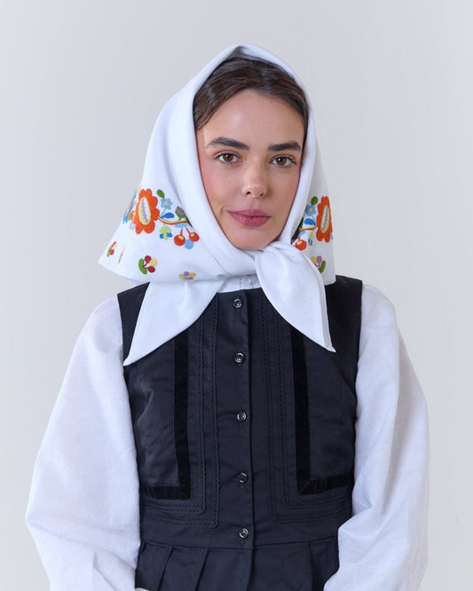 Вишита хустинка "Надсяння" - {МАЛЬВИ}