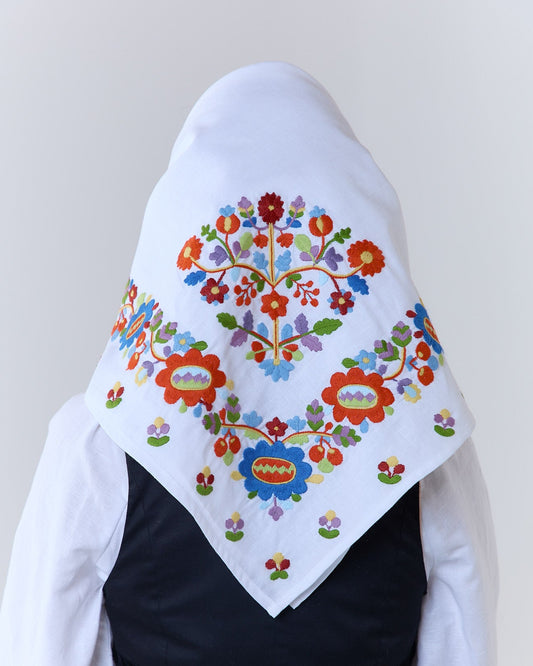 Вишита хустинка "Надсяння" - {МАЛЬВИ}