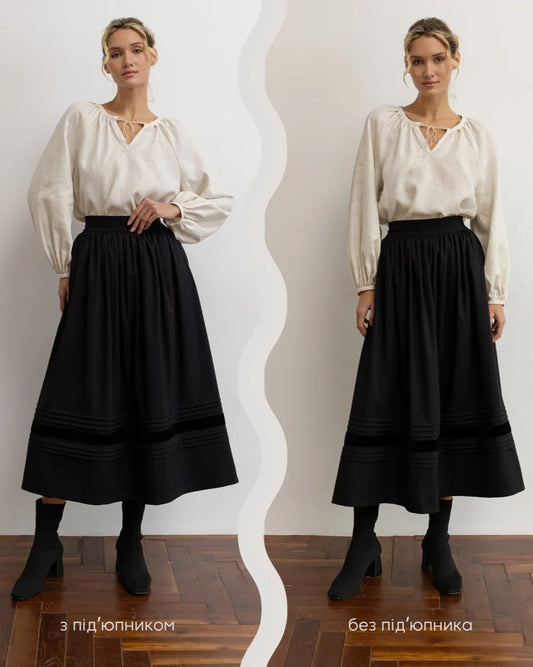 Теплий двошаровий підʼюпник - {МАЛЬВИ}