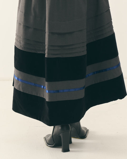 Спідниця з оксамитом - {МАЛЬВИ}