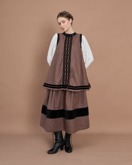 Спідниця "Полтавська" - {МАЛЬВИ}