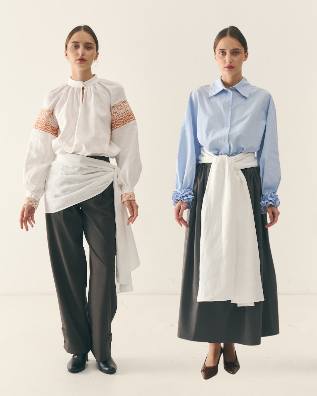 Варіанти як завʼязати намітку - {МАЛЬВИ}