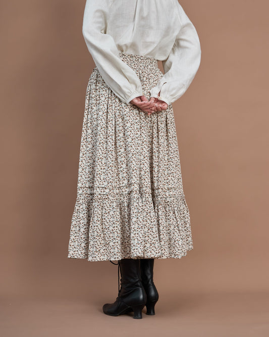 Спідниця "Хорольська" уквітчана - {МАЛЬВИ}