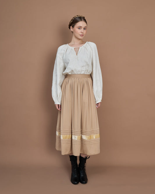 Спідниця з підбоєм - {МАЛЬВИ}