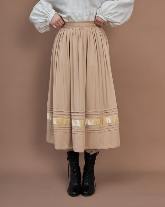 Спідниця з підбоєм - {МАЛЬВИ}