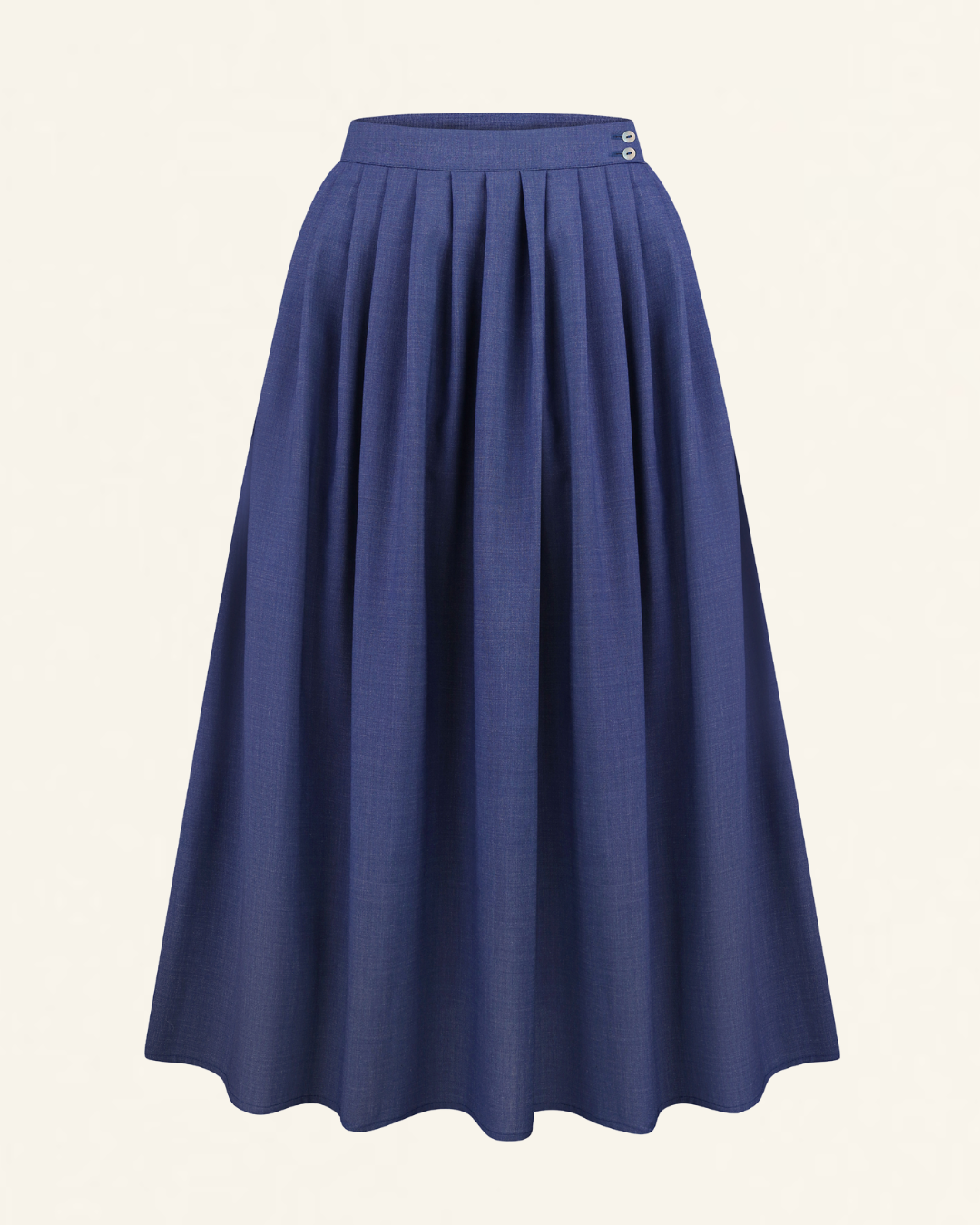 Синя спідниця з вовни "Панська"