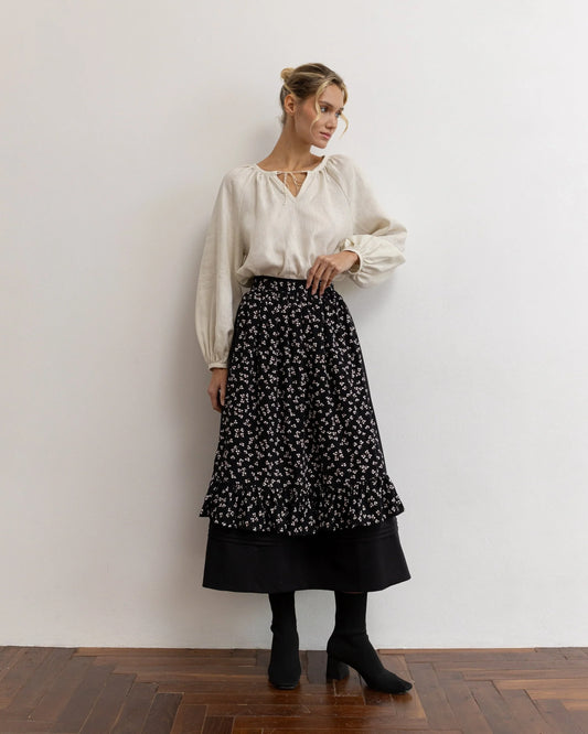 Фартух квітковий - {МАЛЬВИ}