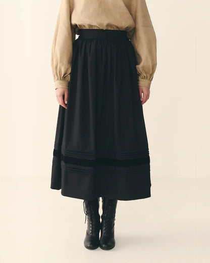 Чорна етно спідниця