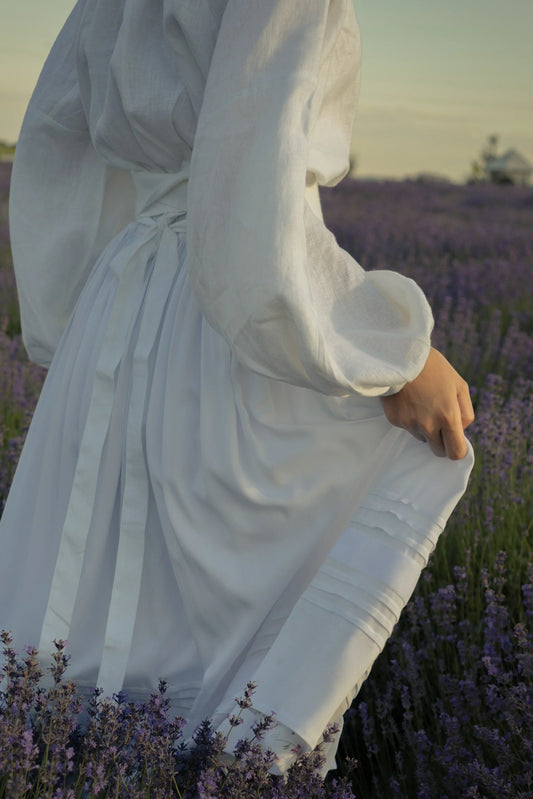 Комплект білосніжний з фартушком