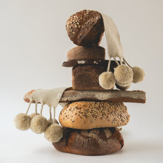 Крайка з помпонами - {МАЛЬВИ}