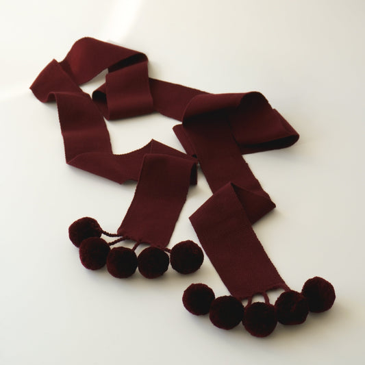 Крайка з помпонами - {МАЛЬВИ}