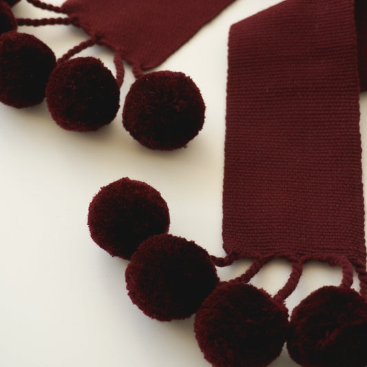 Крайка з помпонами - {МАЛЬВИ}