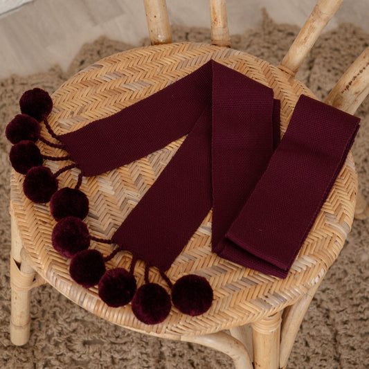 Крайка з помпонами - {МАЛЬВИ}