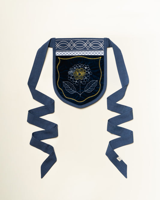 Кишеня з вишивкою "Гортензія"