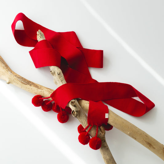 Крайка з помпонами - {МАЛЬВИ}